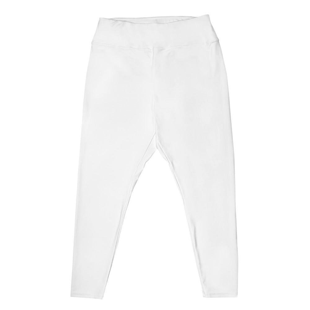 White Plus Size Leggings