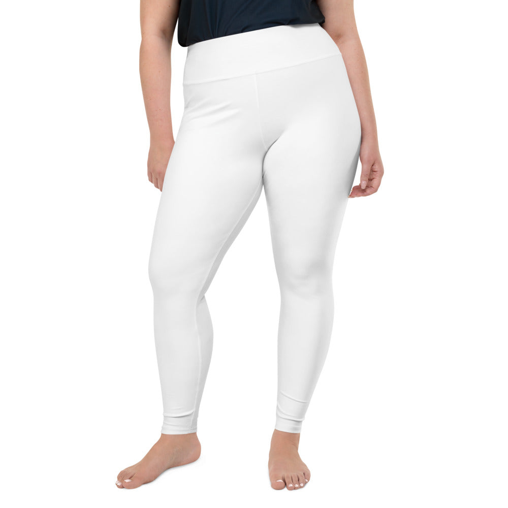White Plus Size Leggings