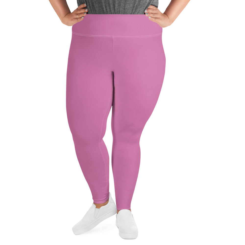 Pink Purple Plus Size Leggings