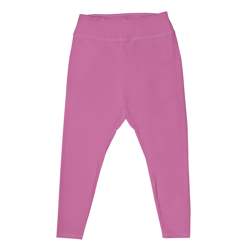Pink Purple Plus Size Leggings