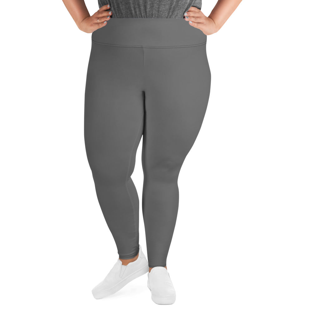 Gray Plus Size Leggings