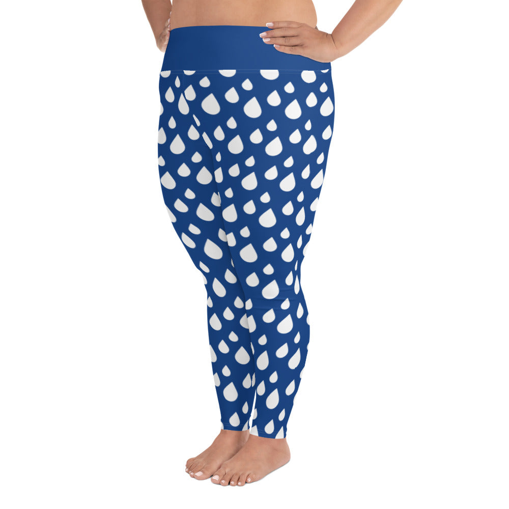 All-Over Print Plus Size Leggings - Jiji Lifestyles