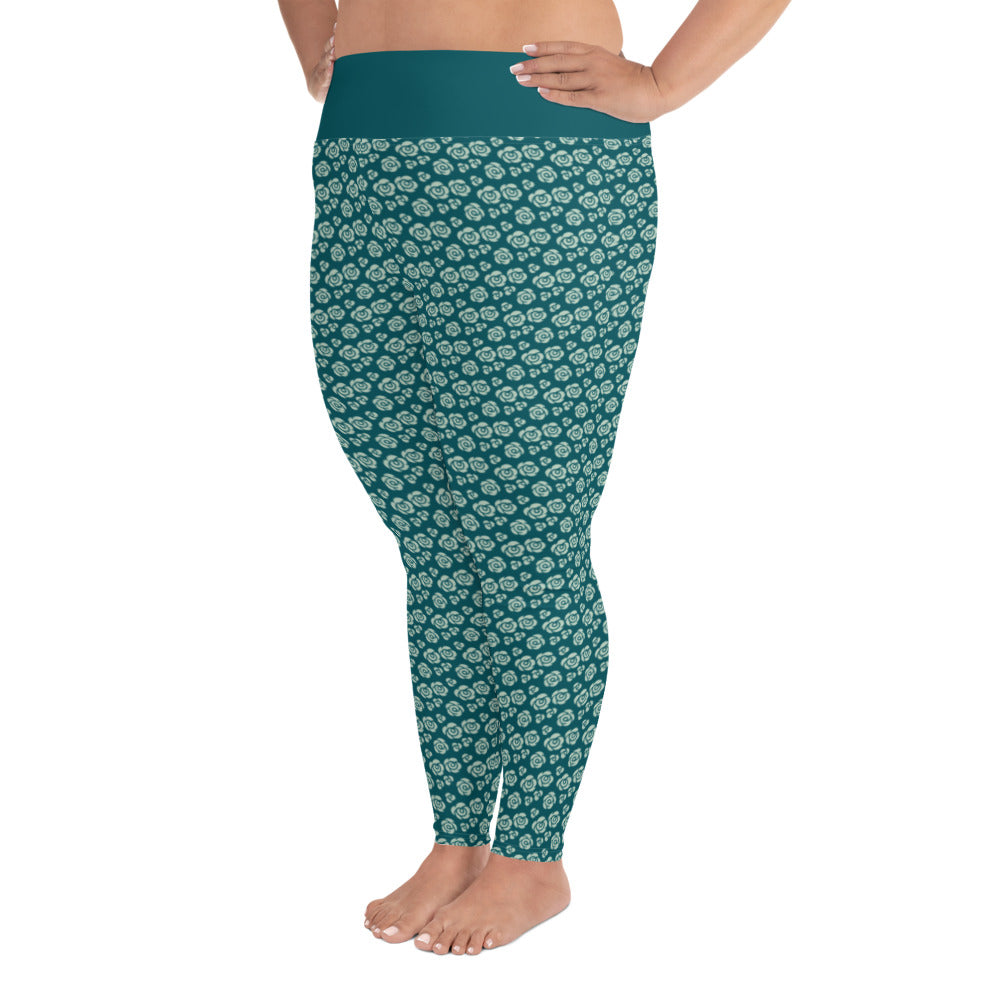 All-Over Print Plus Size Leggings - Jiji Lifestyles