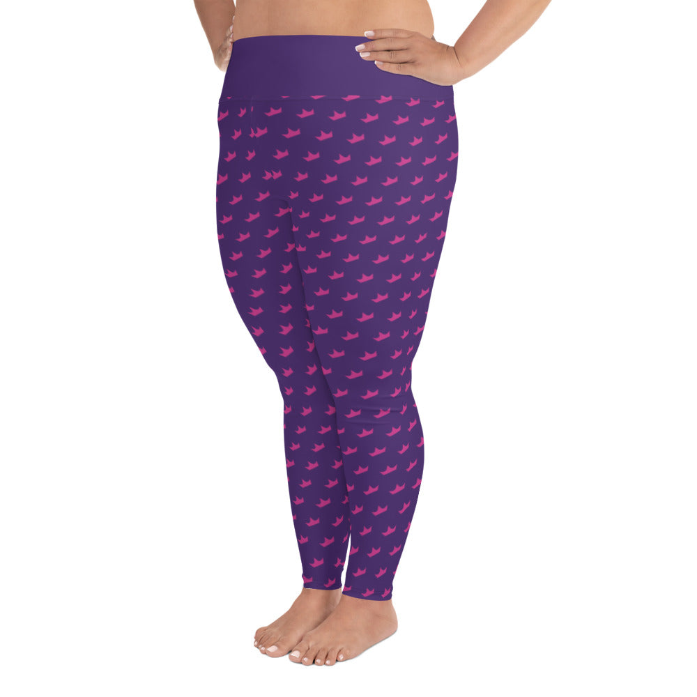 All-Over Print Plus Size Leggings - Jiji Lifestyles