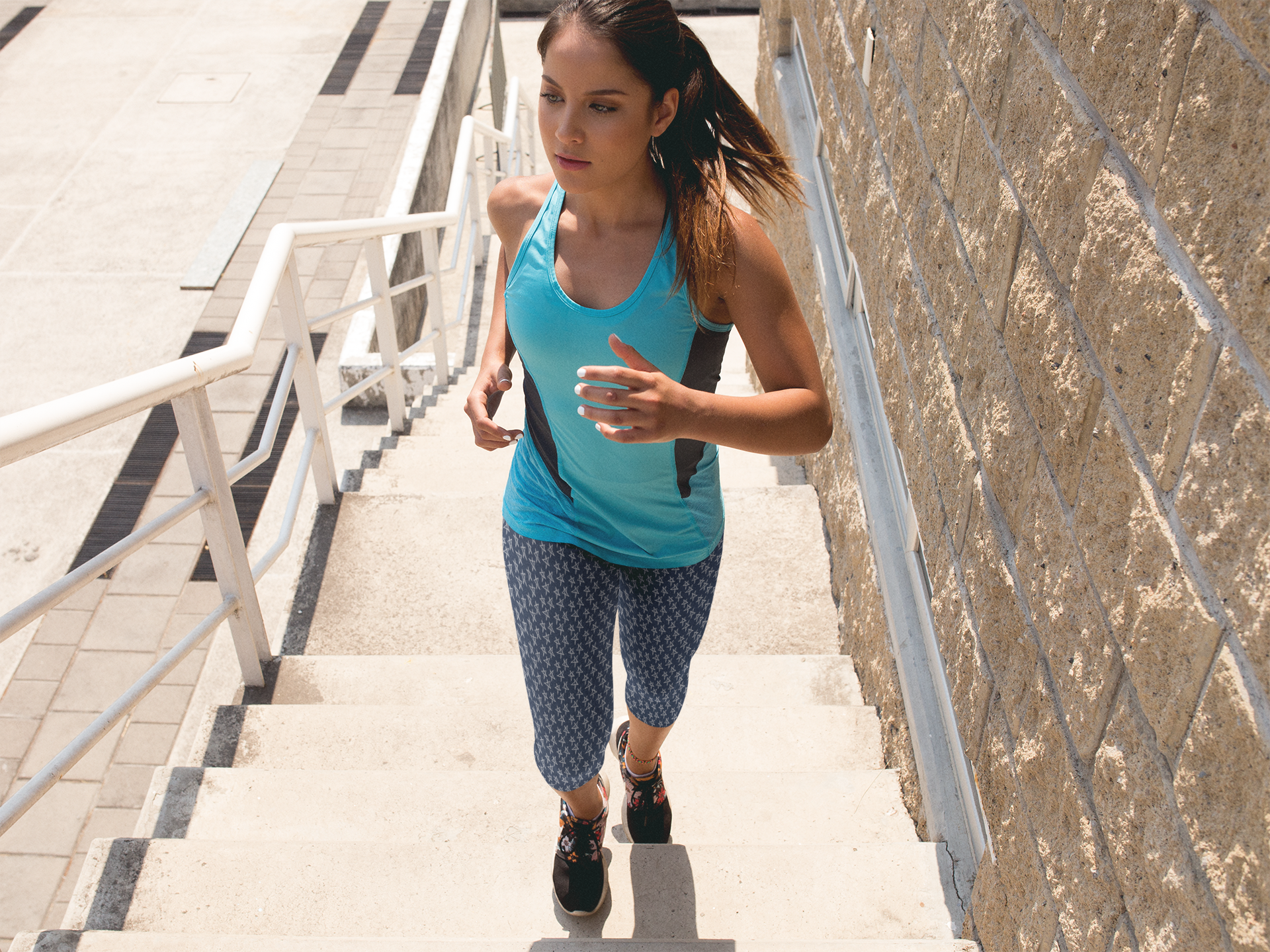All American July 4th & Memorial Day Blue Yoga Leggings